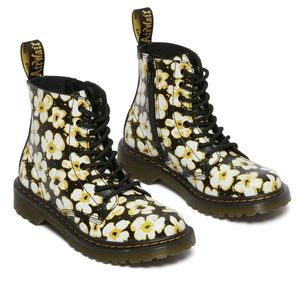 Dr. Martens 1460 Pascal Flower Boots Size 9